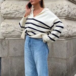 Zara Cream Knit Sweater